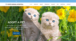 Desktop Screenshot of hopeanimalhospital.com